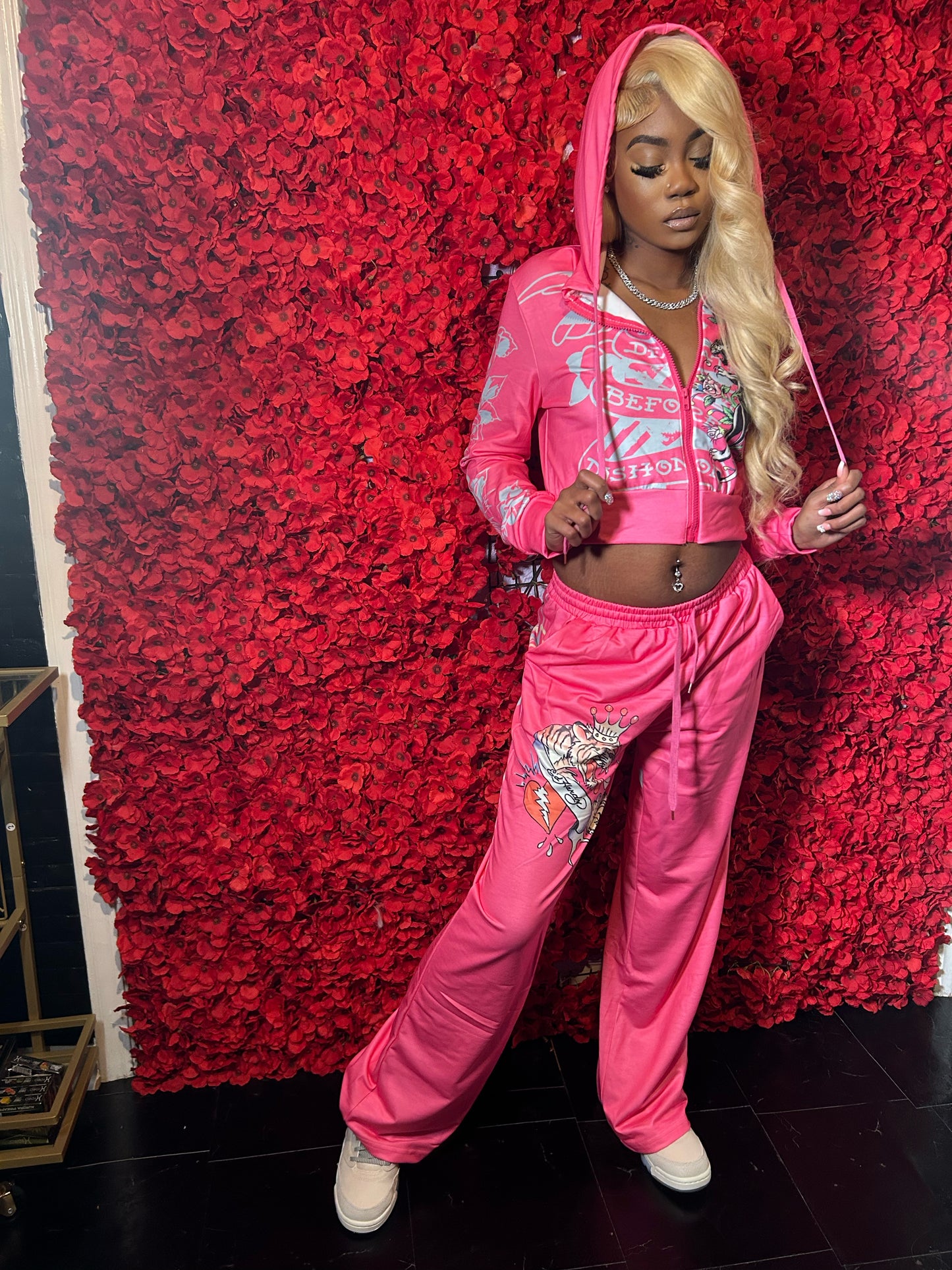 Ed Hardy Jumpsuit ( Pink )